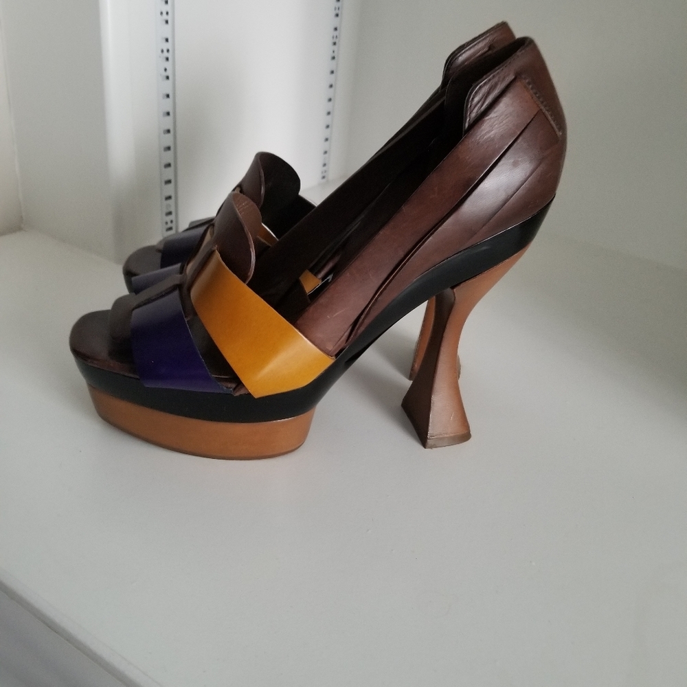 Multicolored Platform Shoes - Picture 4 of 5
